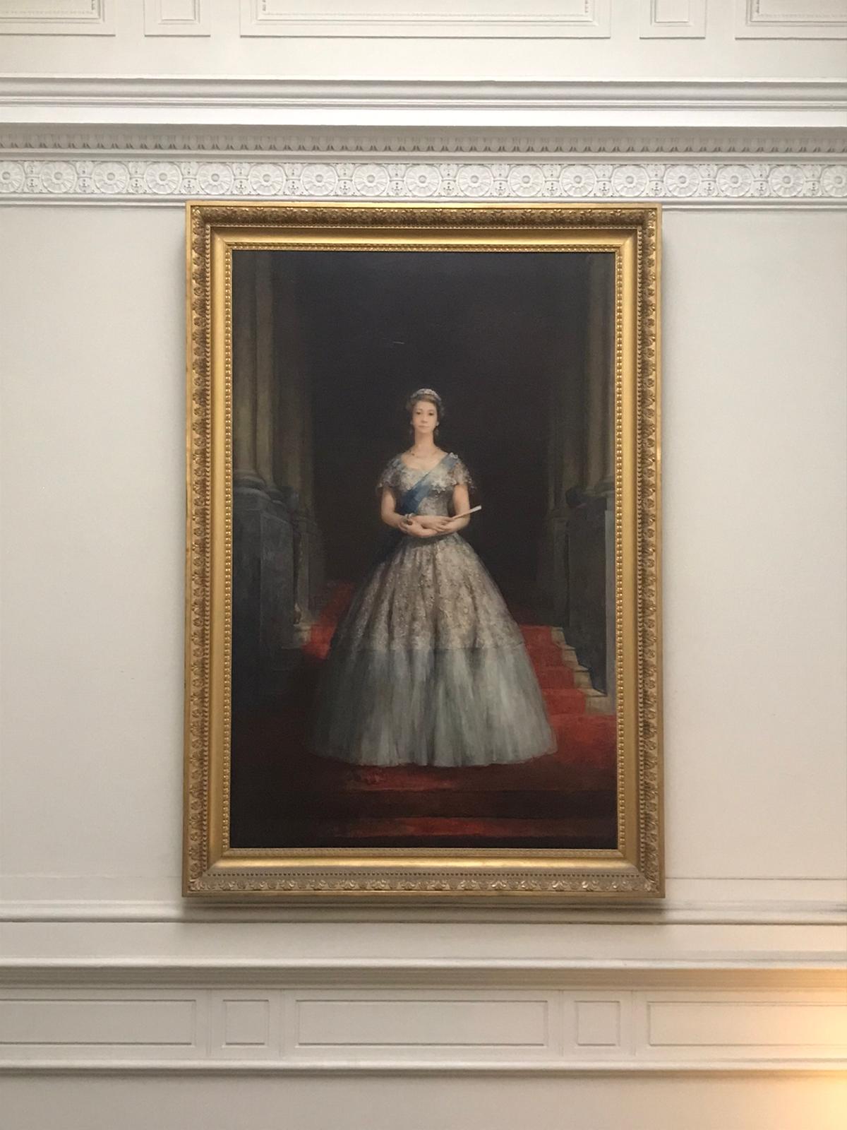 Queen Elizabeth II, painted by John Napper